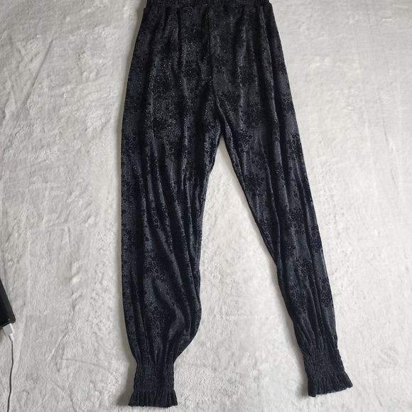 LEGGINGS PARK Sheer Pants Pull On Womens One Size - Picture 15 of 16
